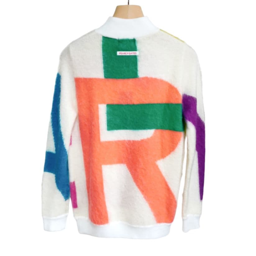 ト*)様 新品7万円 パーリーゲイツ モヘアニット＆スカート ふわふわ上下セット