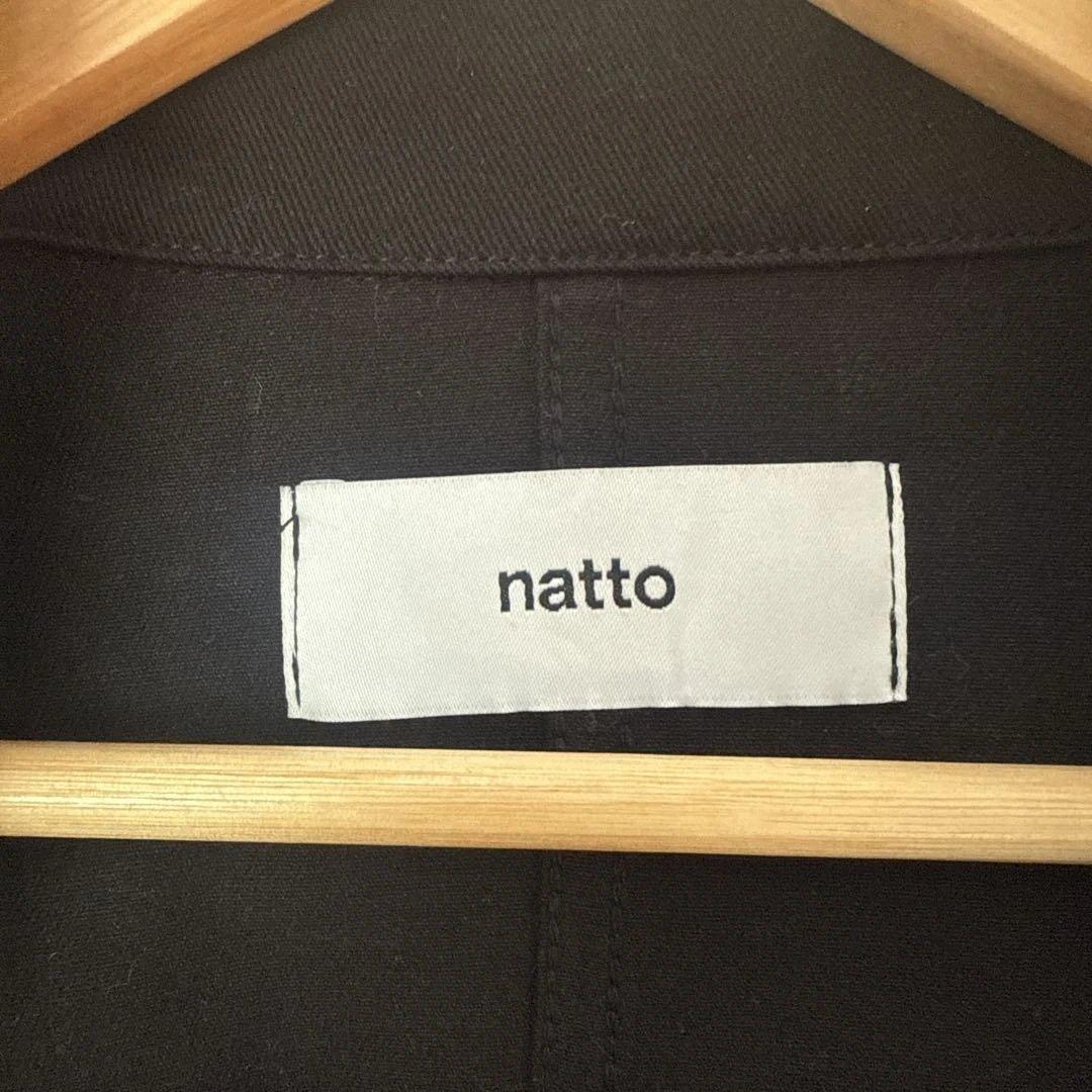 natto ブラック モッズコート