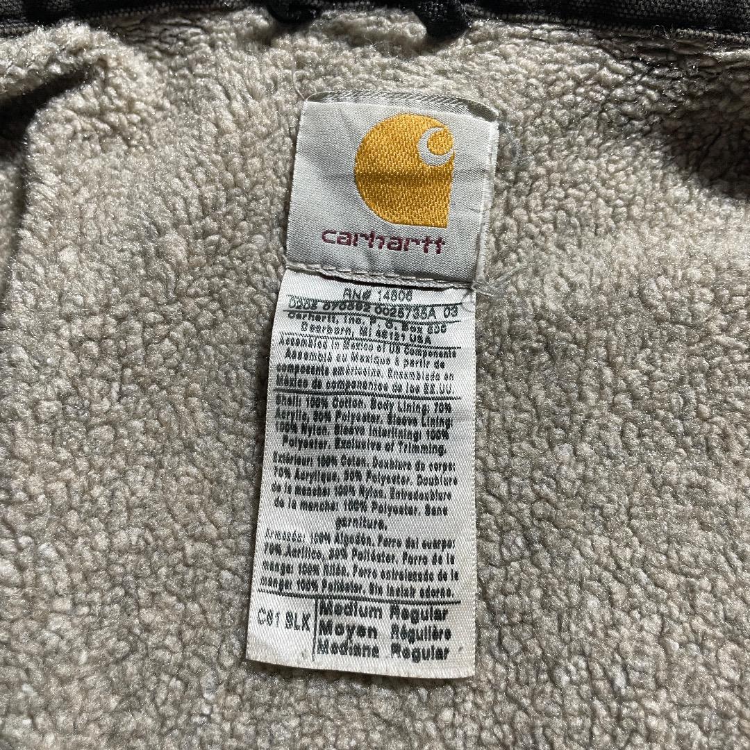 r*1様 00s USA製素材 ブラック カーハート トラディショナルジャケット