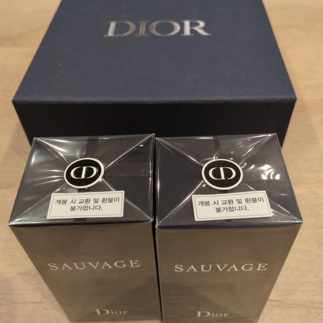 Dior ソバージュ　アフターシェーブ　ローション&バーム