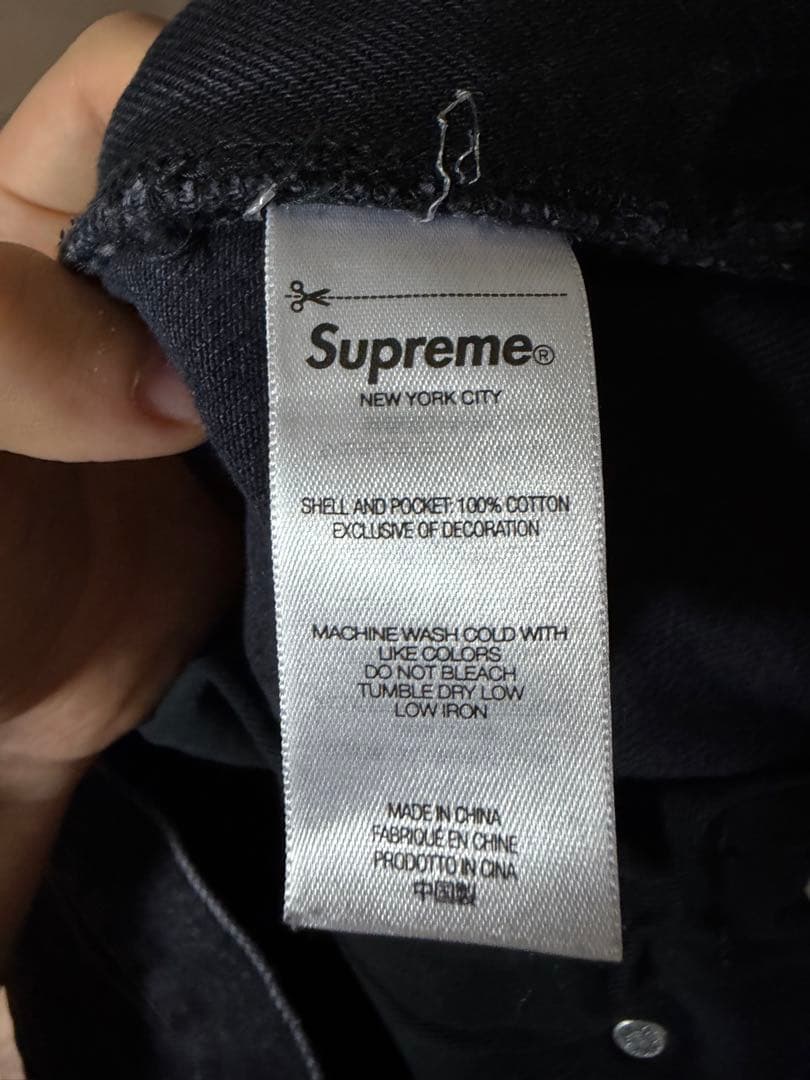 Supreme - Baggy Jean black 最終値下げ