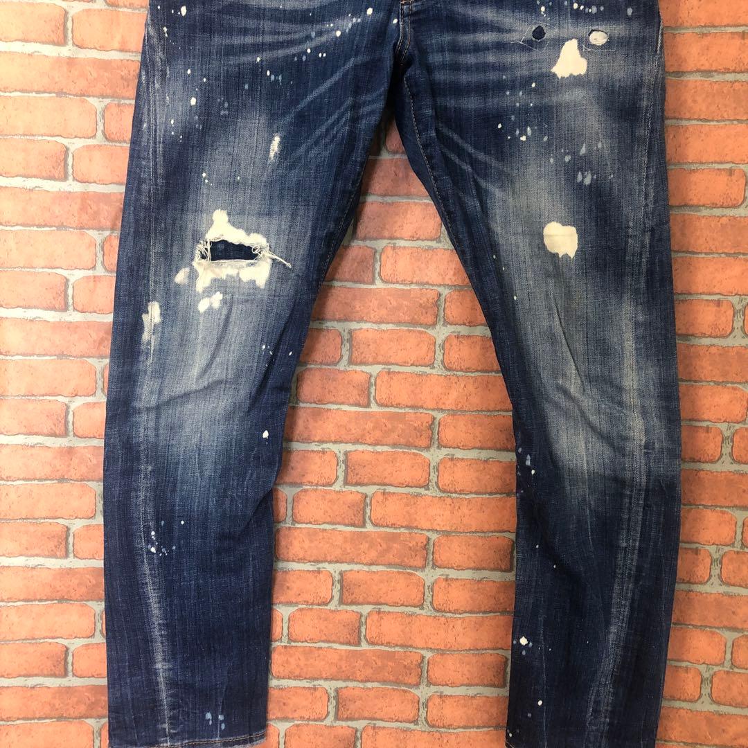 日本限定DSQUARED2チロマニア　 SEXY TWIST ブルー青44