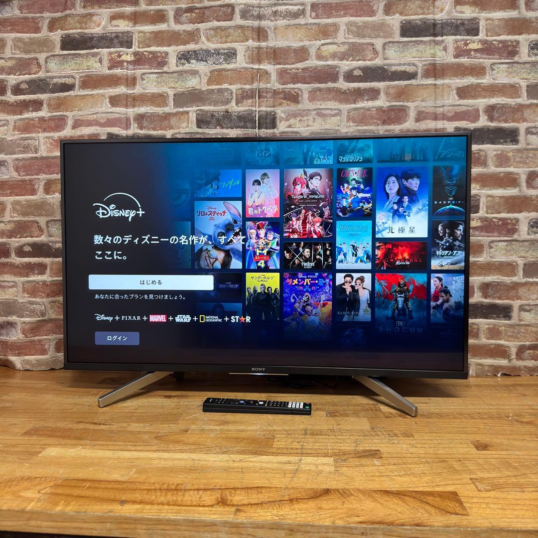 SONY 49V型 4K液晶テレビ BRAVIA KJ-49X8500F