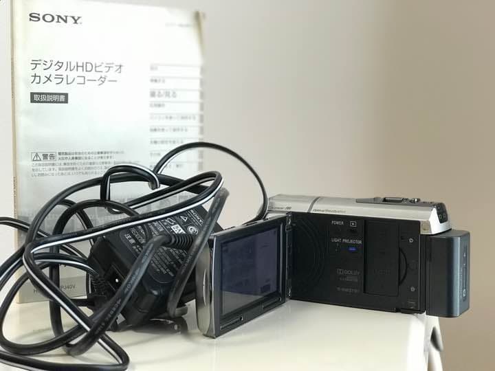 sonyデジタルHDビデオカメラHDR-PJ20プロジェクター付き