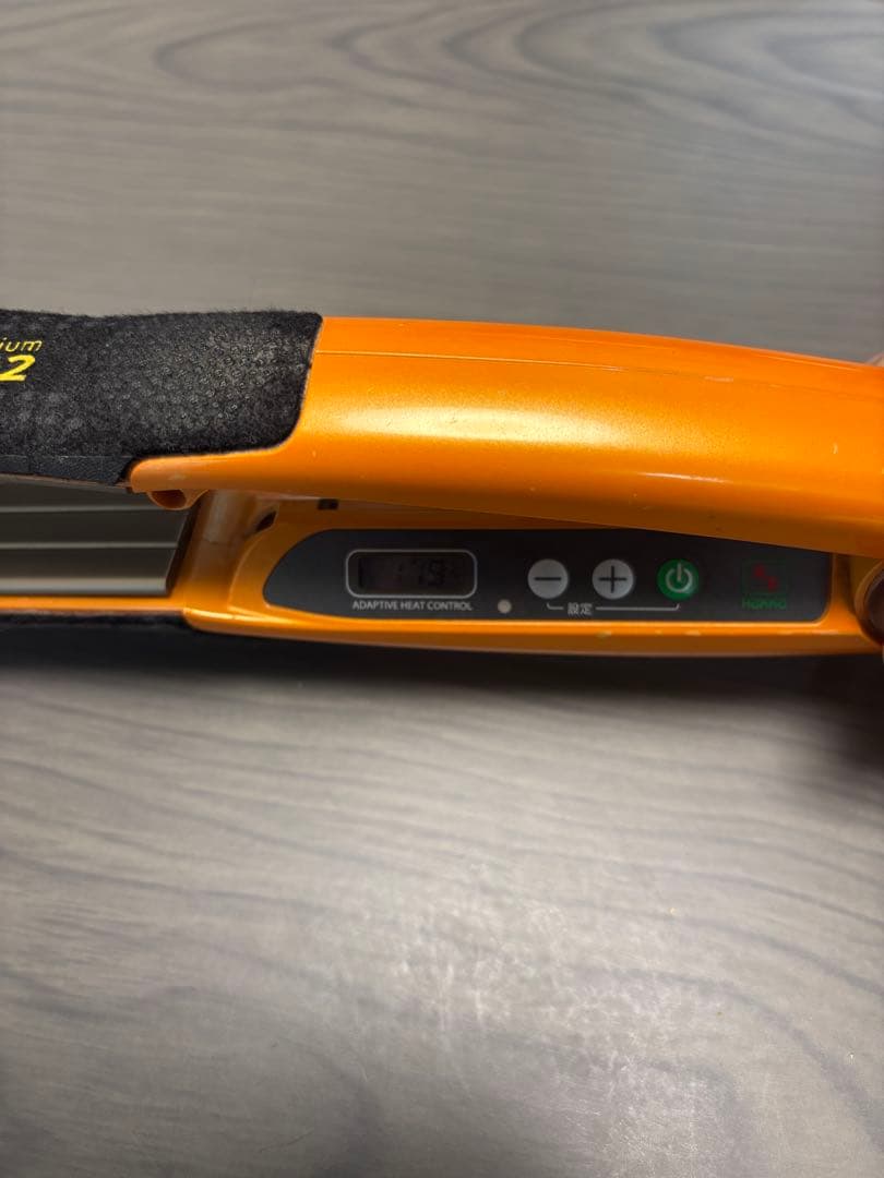 【ジャンク品】ADST D52 ストレートヘアアイロン オレンジ