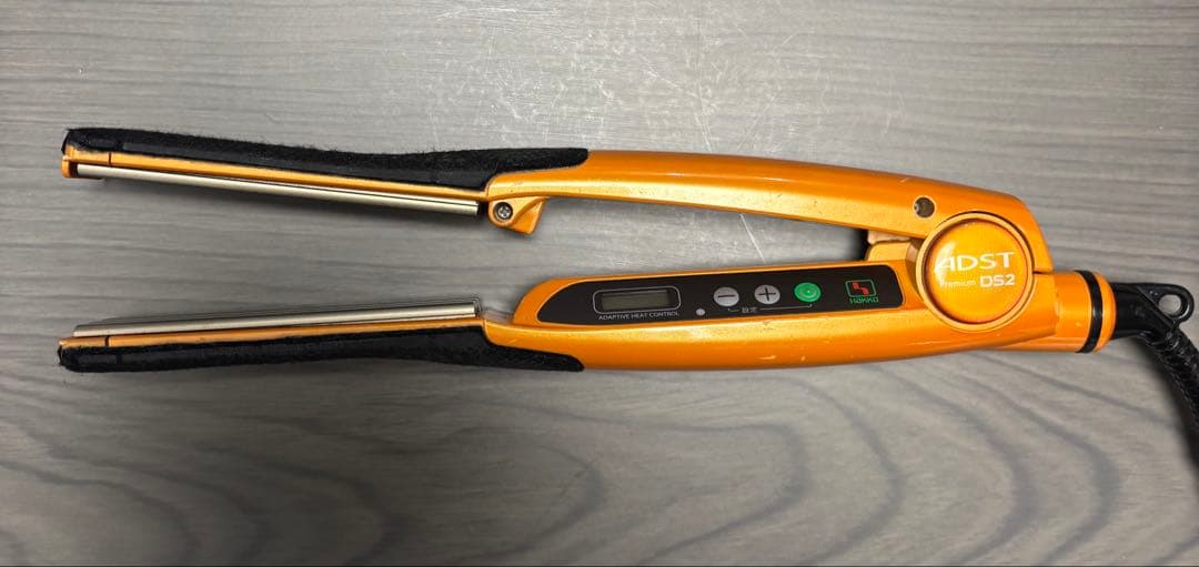 【ジャンク品】ADST D52 ストレートヘアアイロン オレンジ