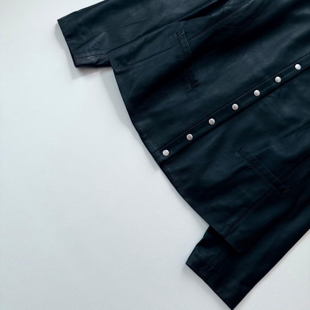 未使用に近い✨サイズ44✨23区 中村アン着用　ラムレザージャケット　黒　希少