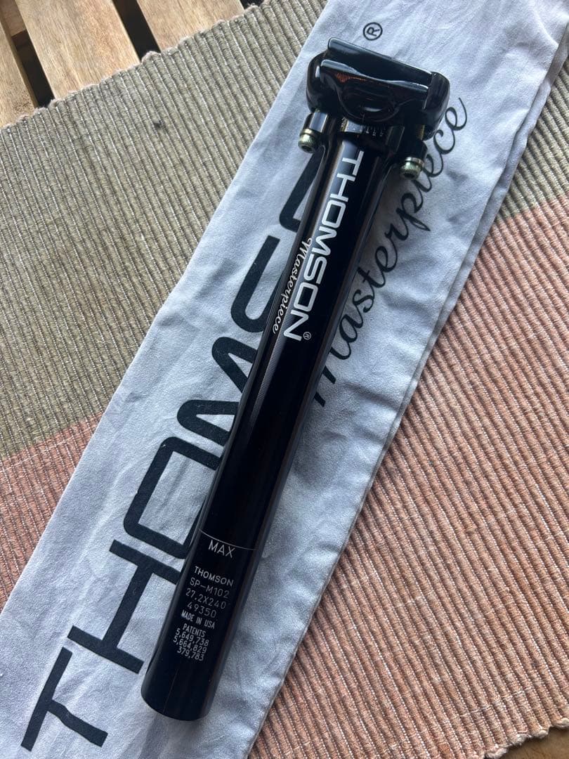 THOMSON マスターピース　シートポスト 27.2x350 軽量