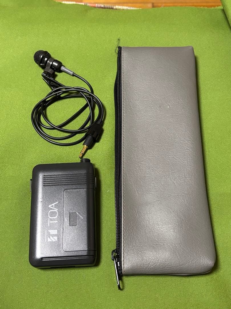 D.TOA WM-1320　新古品　 タイピンマイク ワイヤレス頻度僅か7993