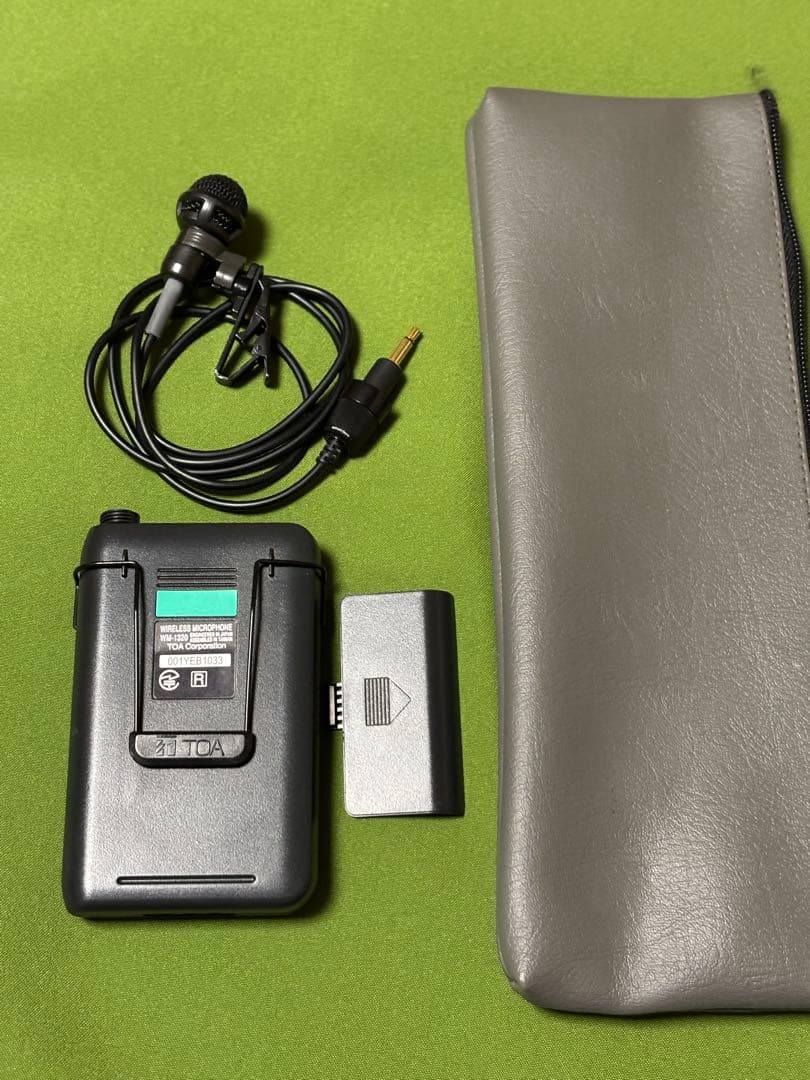 D.TOA WM-1320　新古品　 タイピンマイク ワイヤレス頻度僅か7993