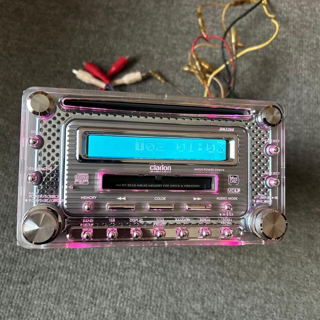 クラリオン 2DIN CD/MDセンターユニット DMZ266 カーオーディオ