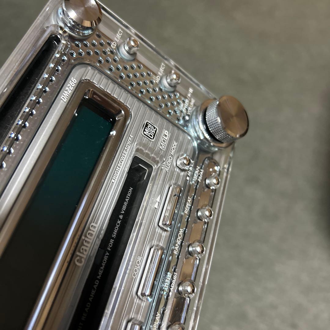 クラリオン 2DIN CD/MDセンターユニット DMZ266 カーオーディオ