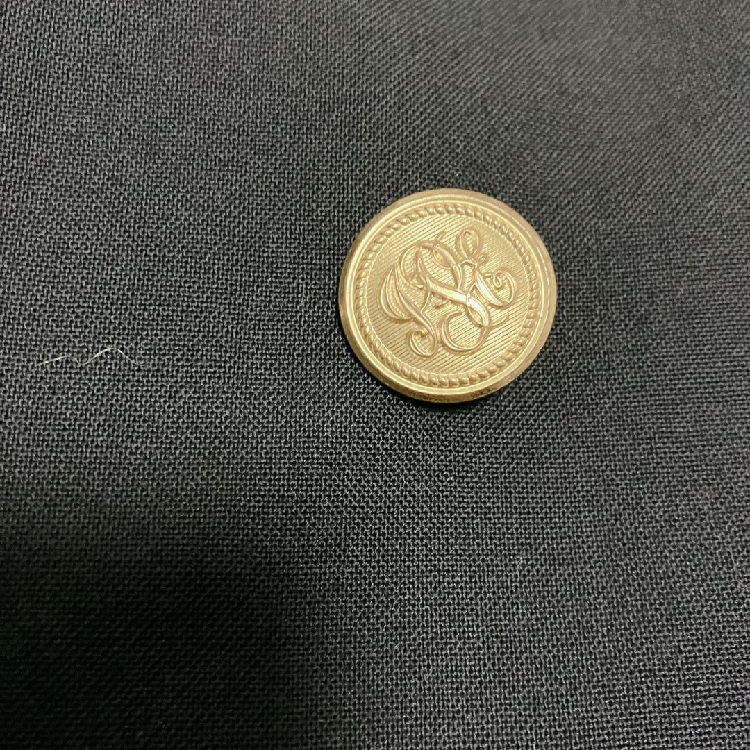 極美品J.PRESS 紺ブレ ダブル ＸL 金ボタン ブレザー ネイビー AB7