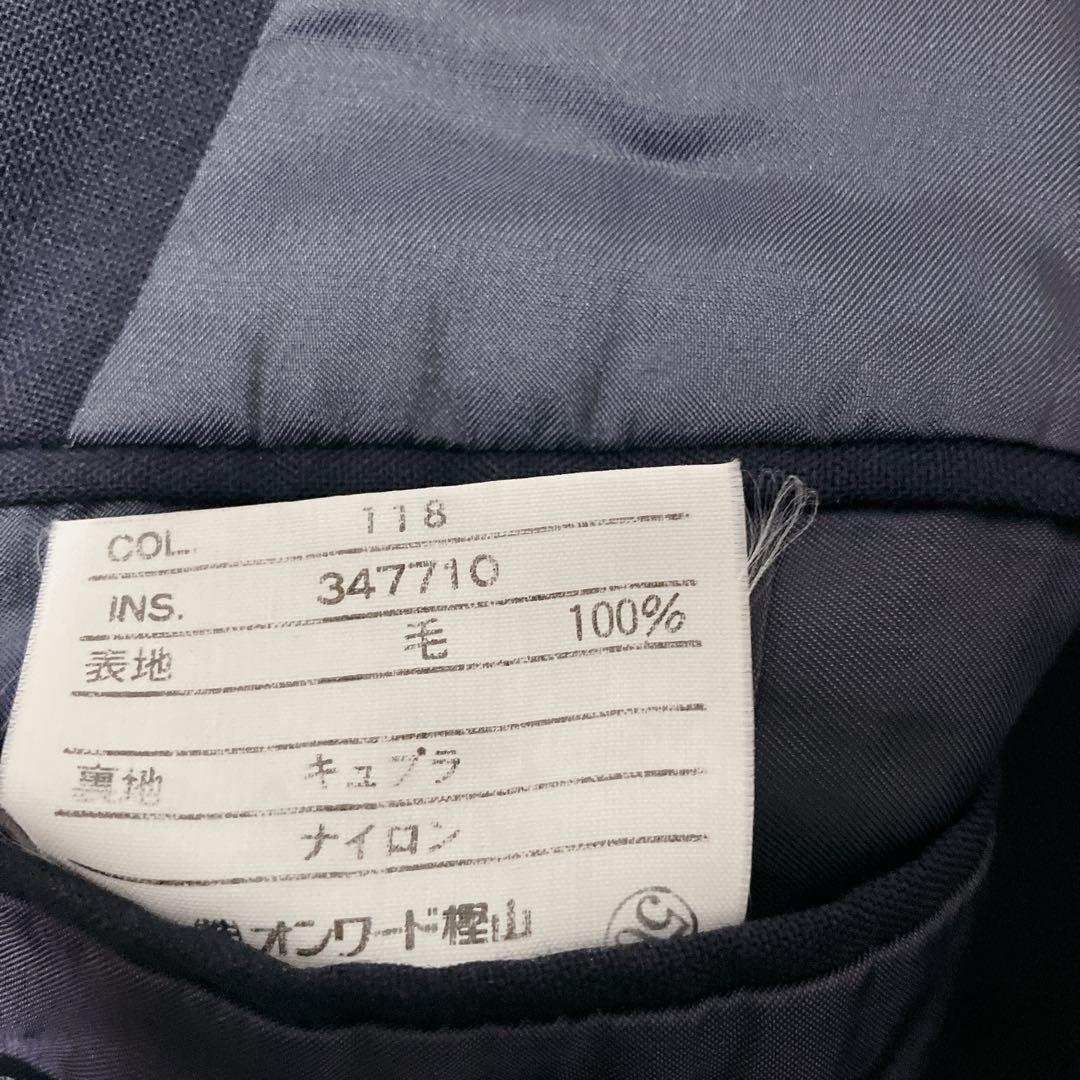 極美品J.PRESS 紺ブレ ダブル ＸL 金ボタン ブレザー ネイビー AB7