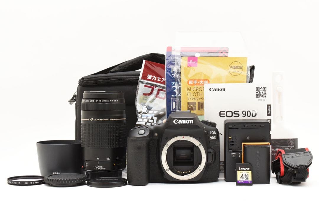 デジタル一眼レフカメラCanon EOS 90D望遠レンズセット