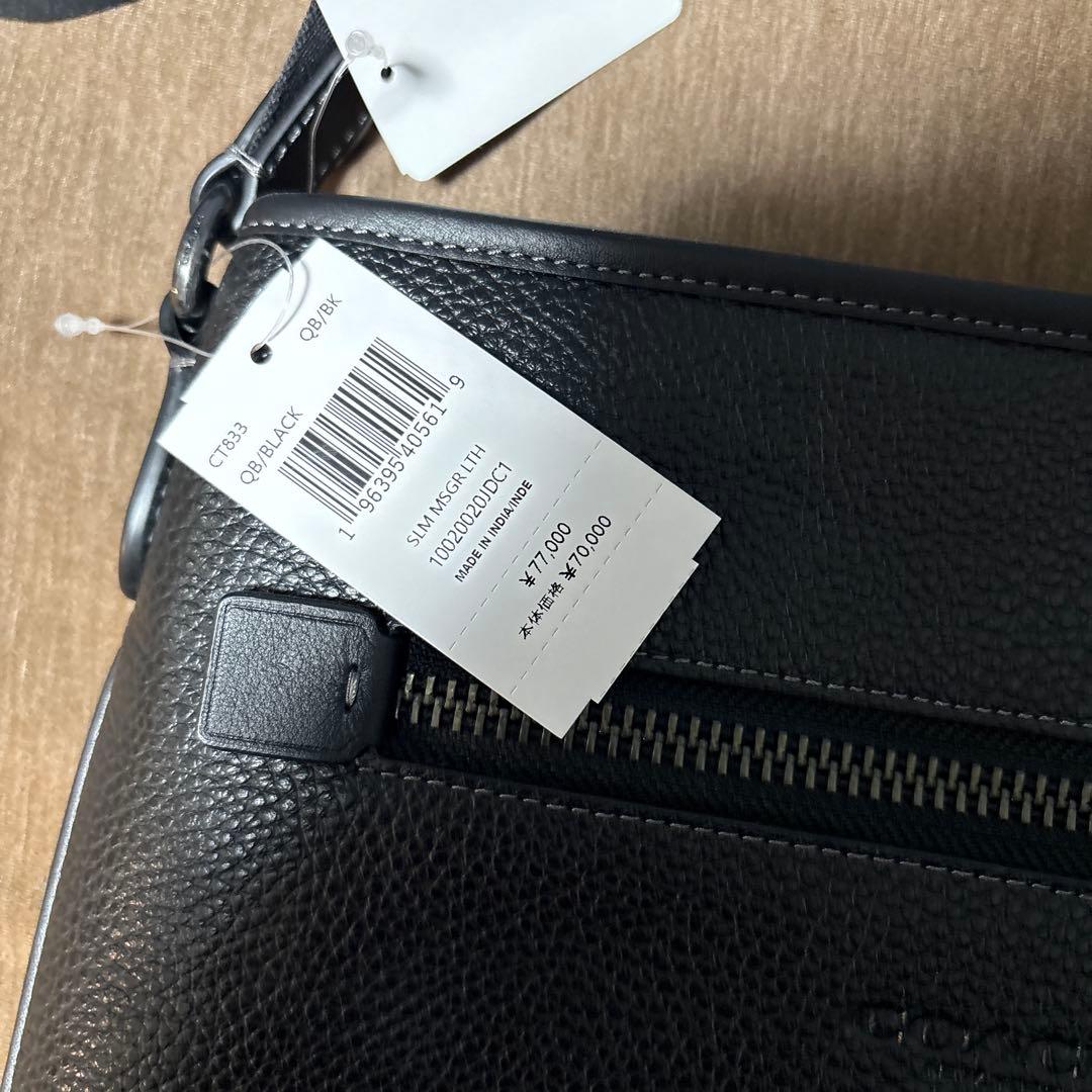 coach メンズ　メッセンジャーバッグ　正規品　新品未使用