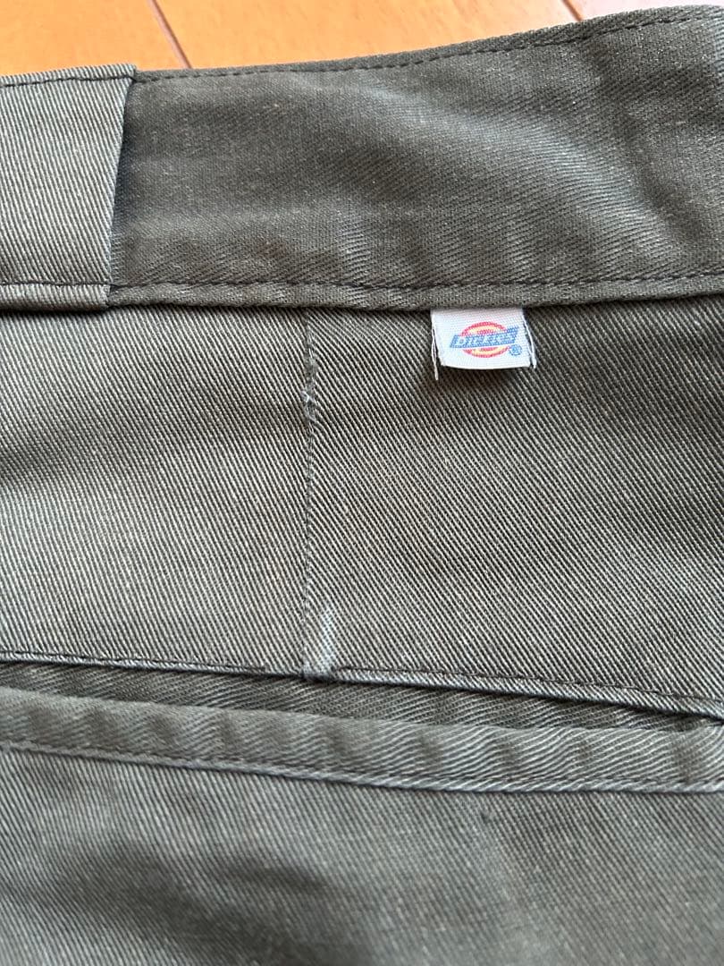 874 チビタグ アルミジップ　70s 80s オリーブ グリーン　ビンテージ