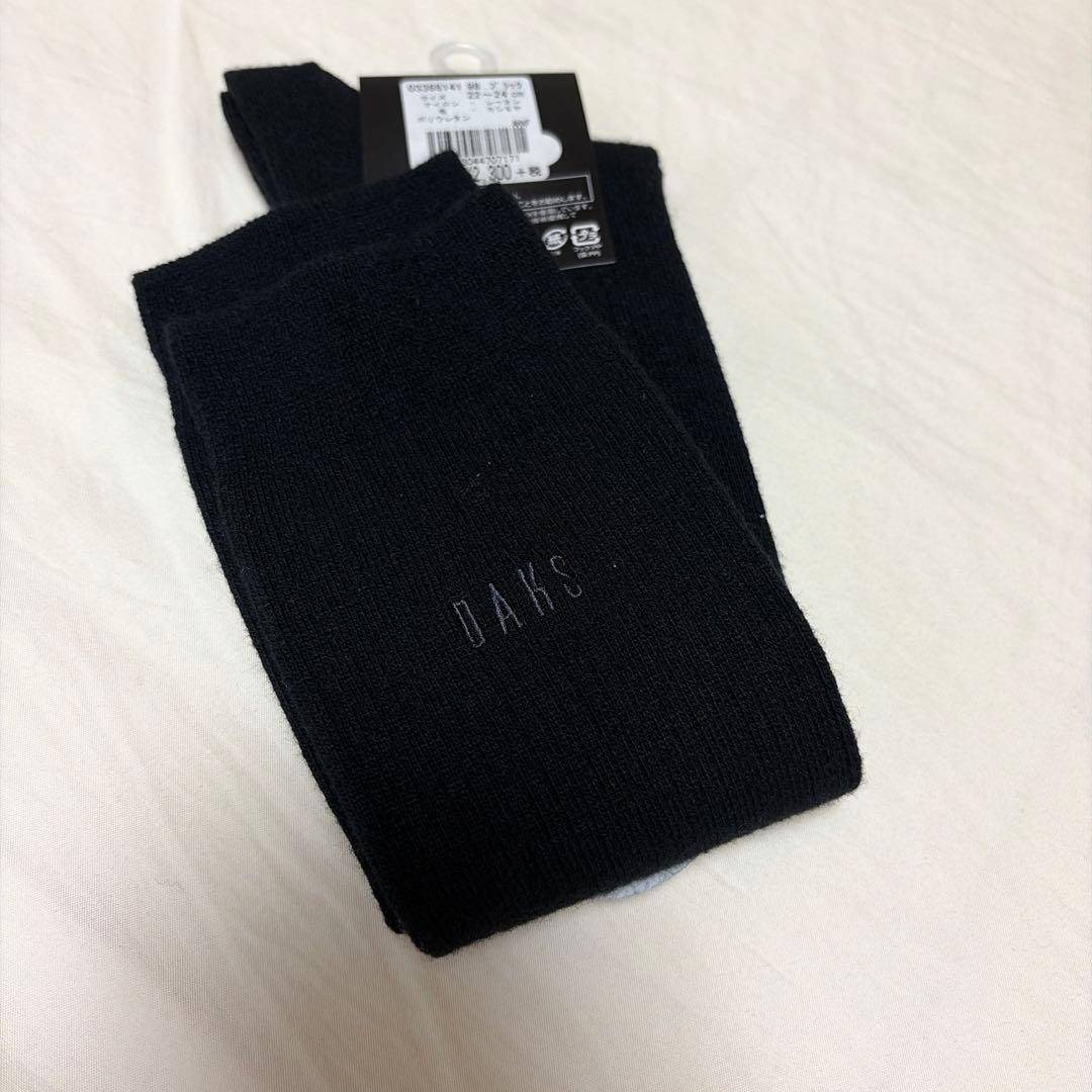 新品未使用✨ [DAKS / ダックス] 黒ロンT 綿100% シンプルロンT