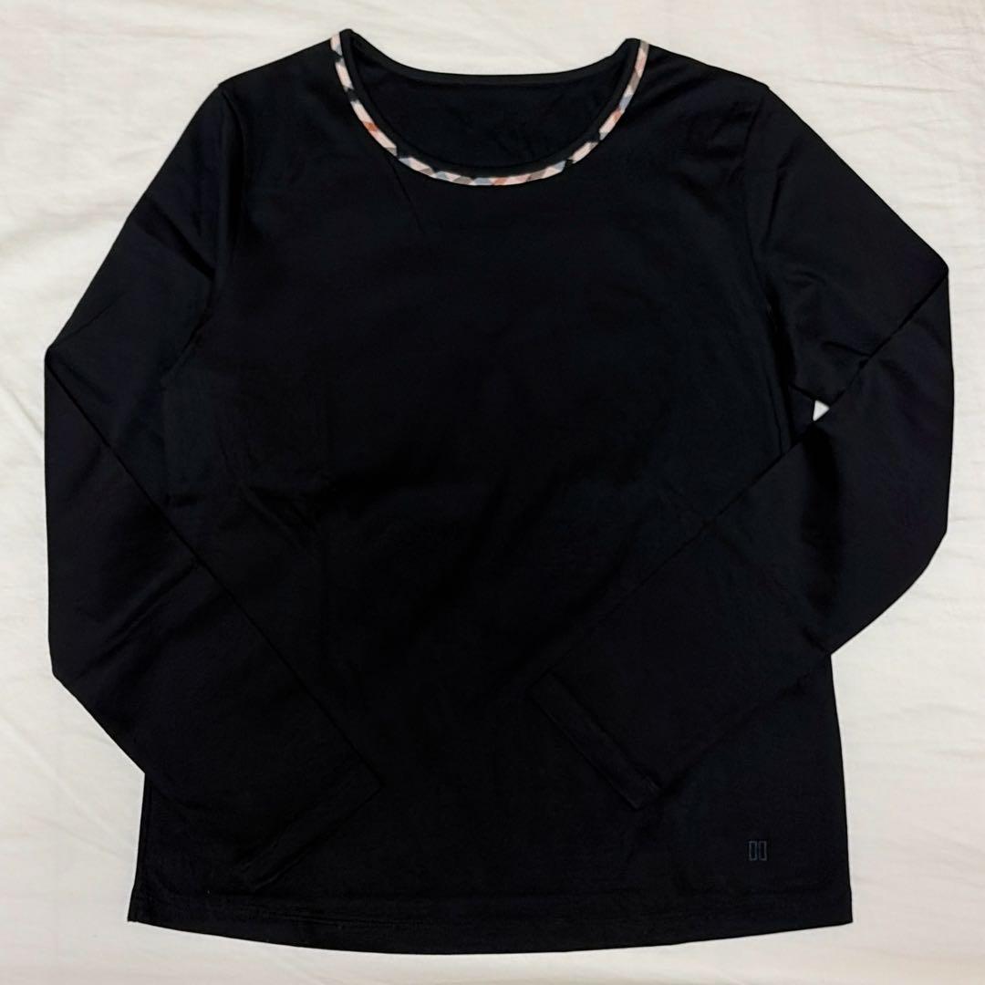 新品未使用✨ [DAKS / ダックス] 黒ロンT 綿100% シンプルロンT