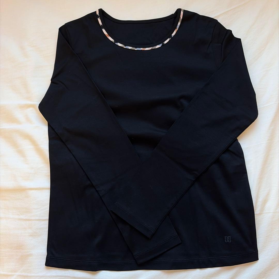 新品未使用✨ [DAKS / ダックス] 黒ロンT 綿100% シンプルロンT