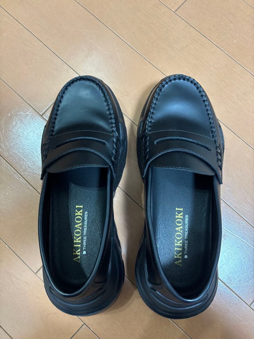 ANIKOOAKI ブラック ローファー