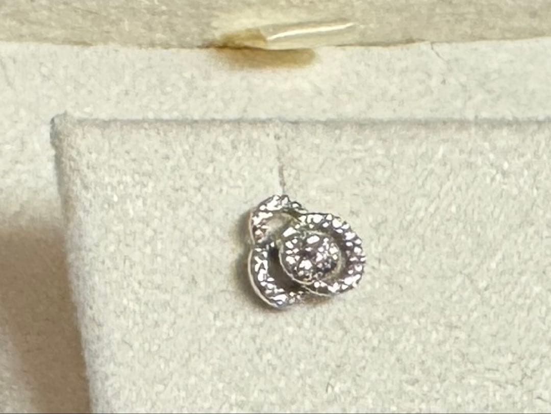 VENdOMEAOYAMA クリスティーヌ　プラチナ　ダイヤピアス　※片耳　美品