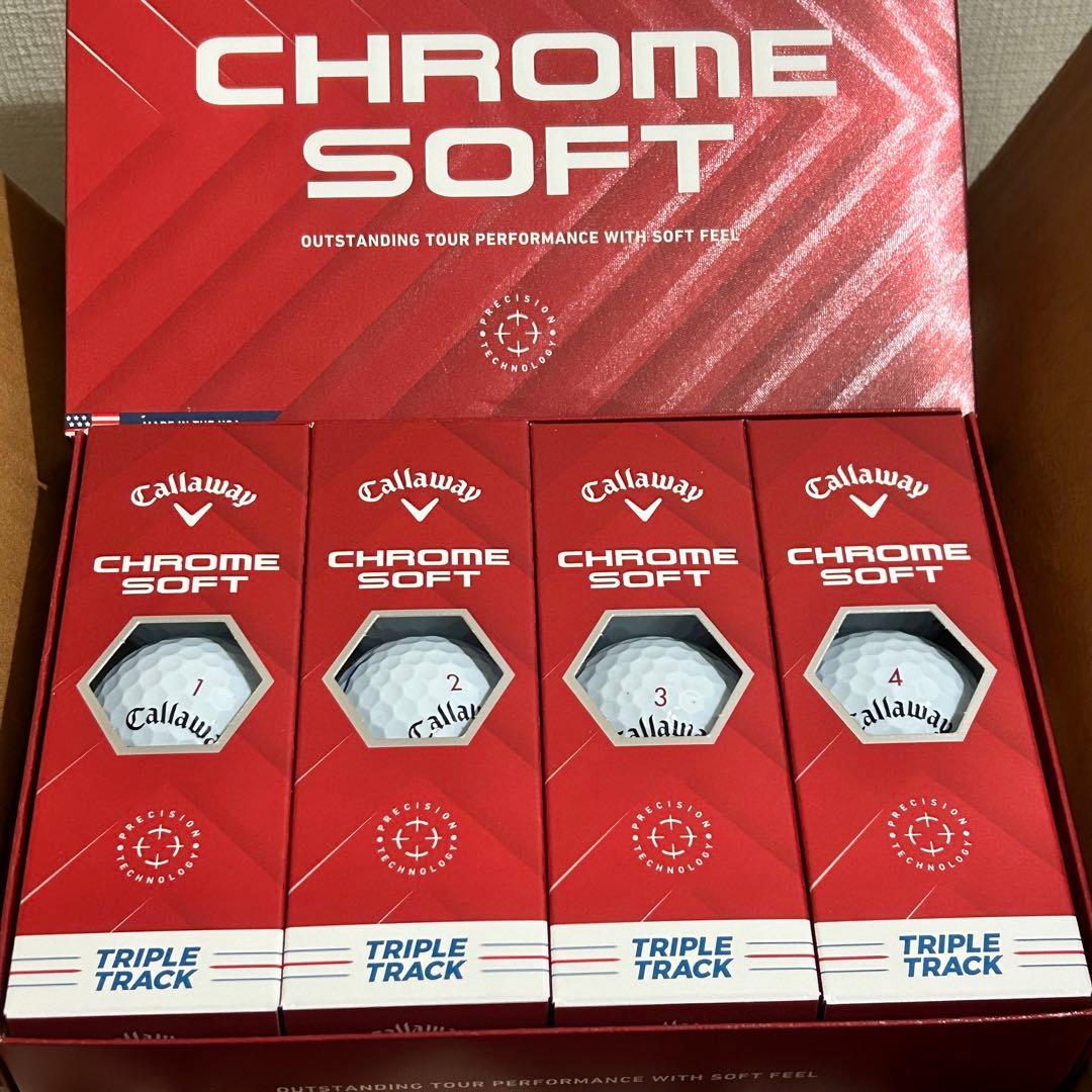 キャロウェイ(Callaway) ゴルフボール CHROME SOFT 24