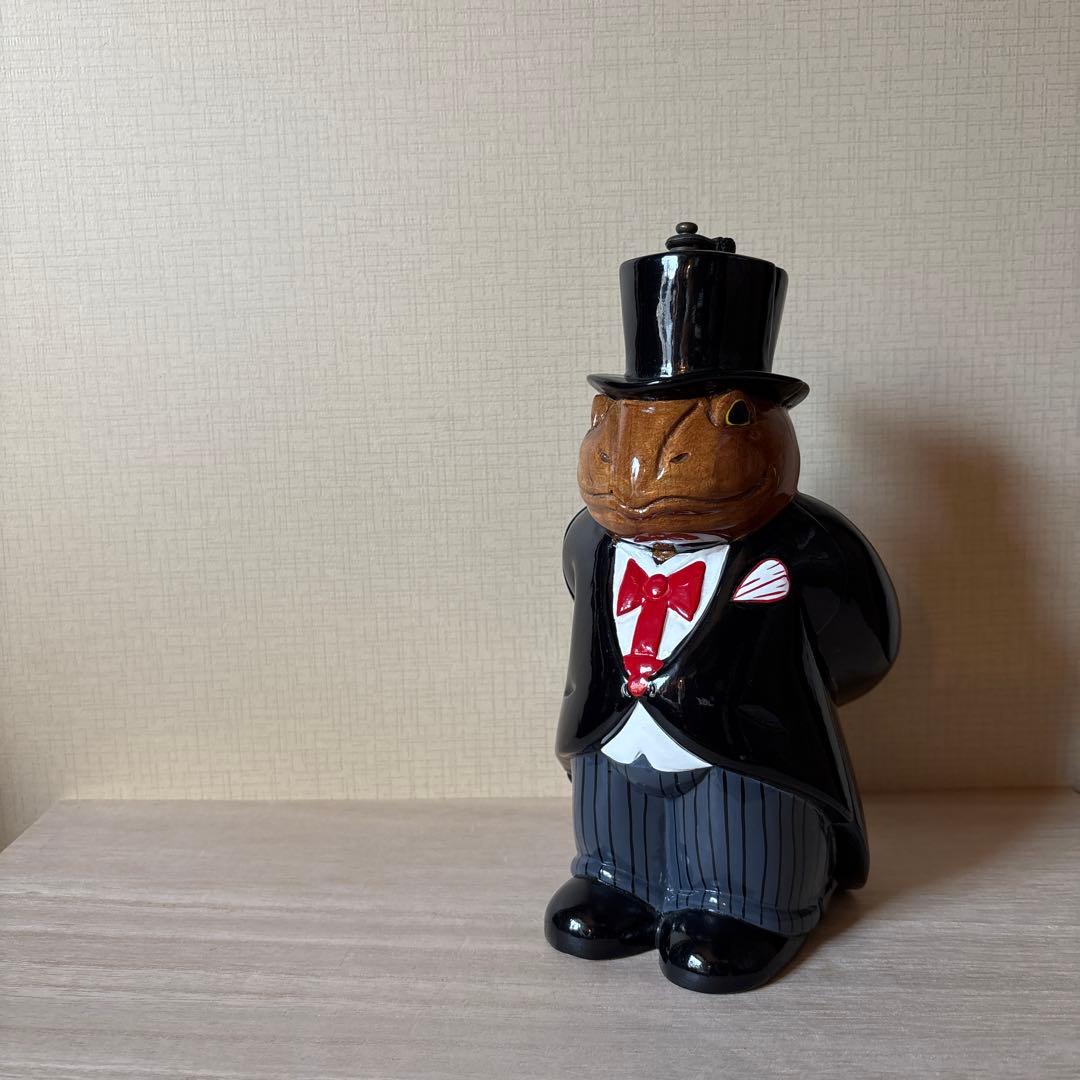 ティミーウッズ　木製　蛙紳士のショルダーバッグ　ヴィンテージ　パーティバック