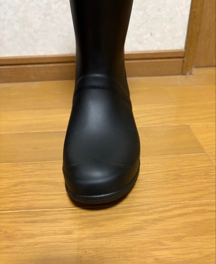 【極美品】HUNTER ロングブーツ ブラック 23~23.5 ナップサック&箱
