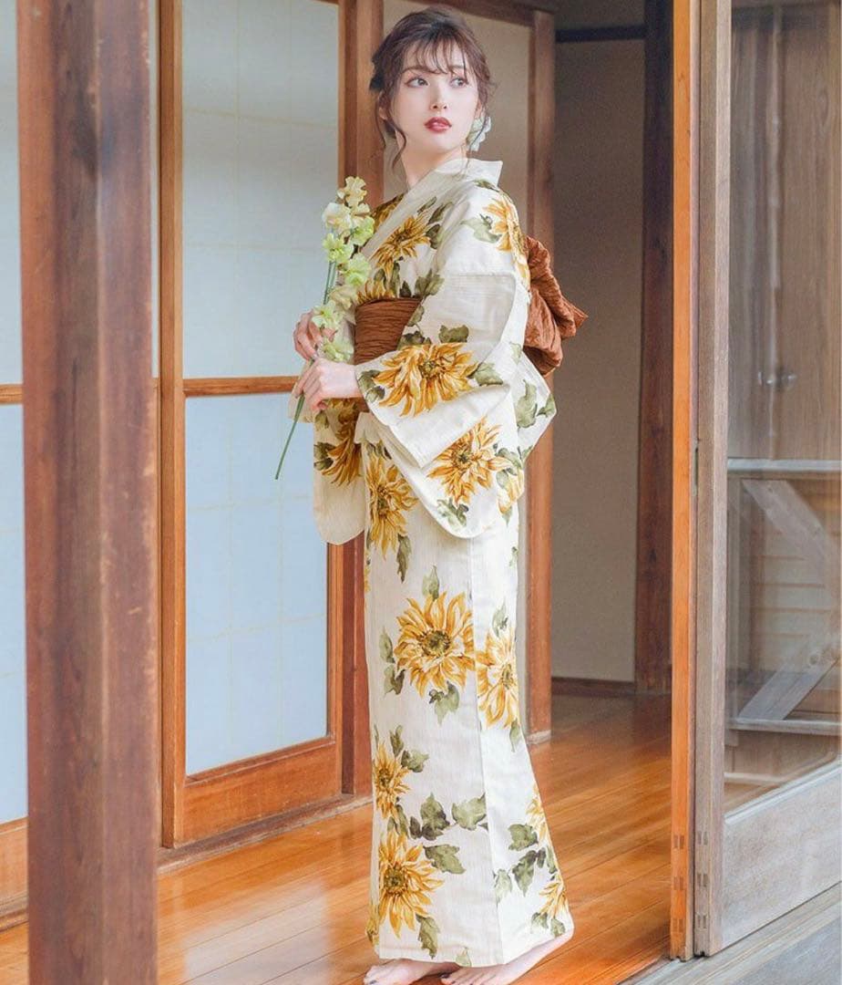 【新品 】Ditaディータ★夏色の向日葵しらべ★浴衣5点セット※24時間以内発送