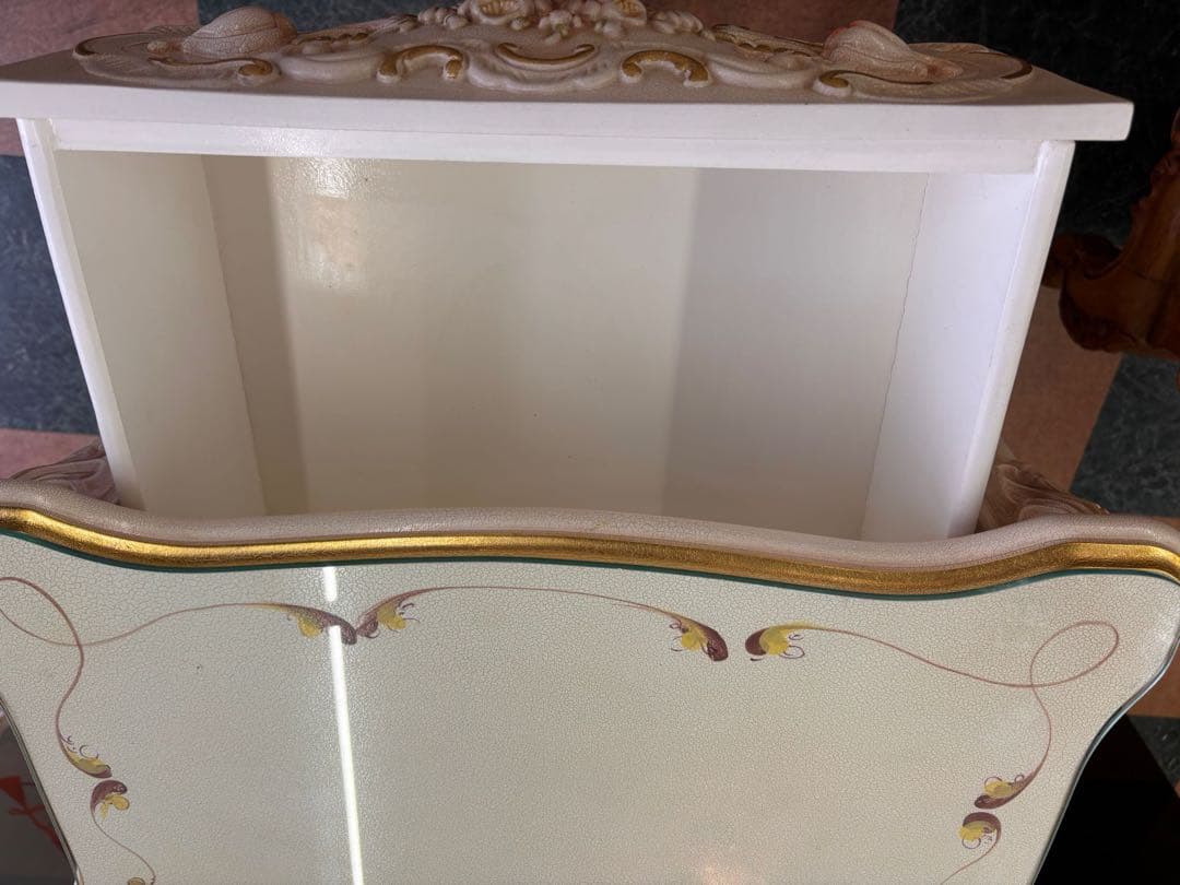 フレンチスタイル キャビネット 4段ロココ調