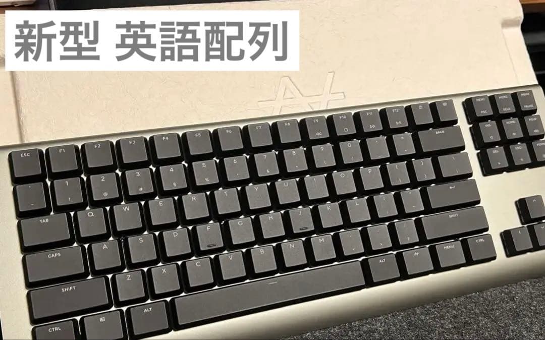 【新型】【英語配列】ZENAIM KEYBOARD 2 TKL US配列