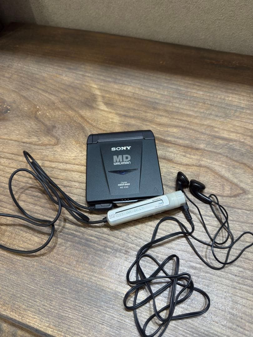 SONY ポータブルミニディスクプレーヤー MZ-E33 本体色 ブラック