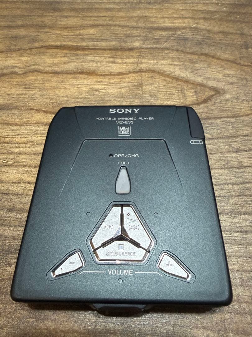 SONY ポータブルミニディスクプレーヤー MZ-E33 本体色 ブラック