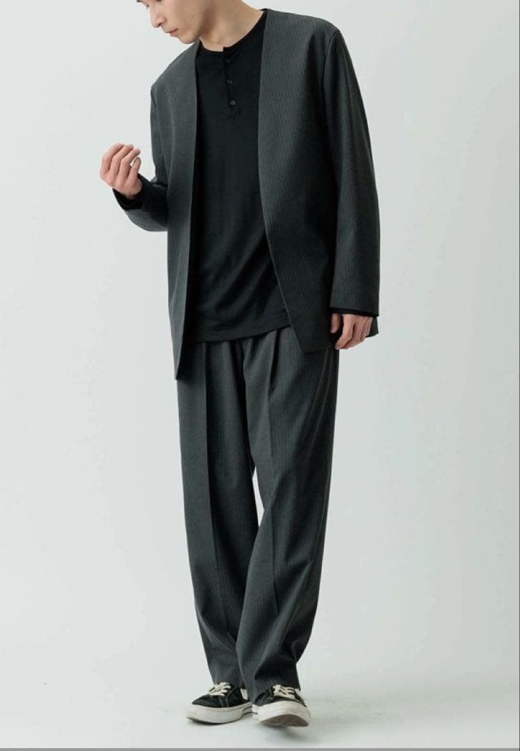 【最終価格】ノーカラー イージー ジャケット / シーズンレス