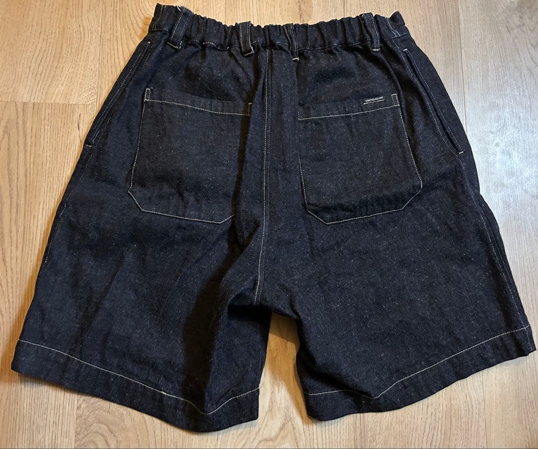 気まぐれセールUpcycleLinoBASIC デニム イージーショーツサイズ1