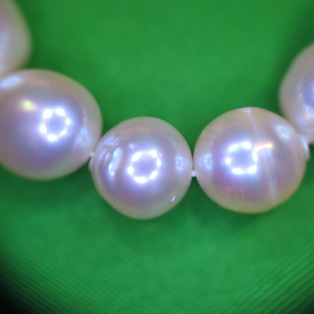 タサキ　田崎真珠　アコヤ　パール　ネックレス　シルバー　かなり傷汚れあり