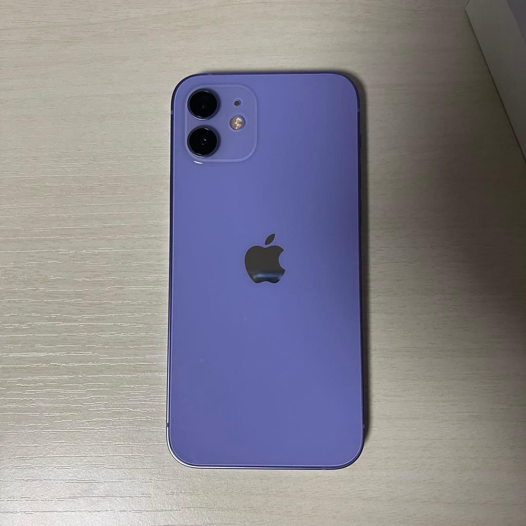 iphone12 パープル 64G simフリー