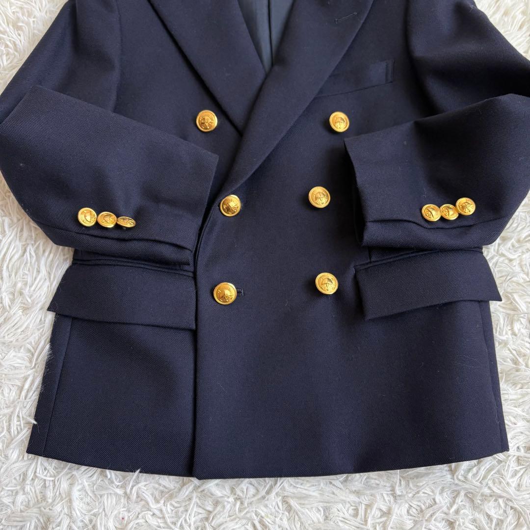 ラルフローレン✨フォーマルセットアップ スーツ 豪華4点 110-120 紺ブレ