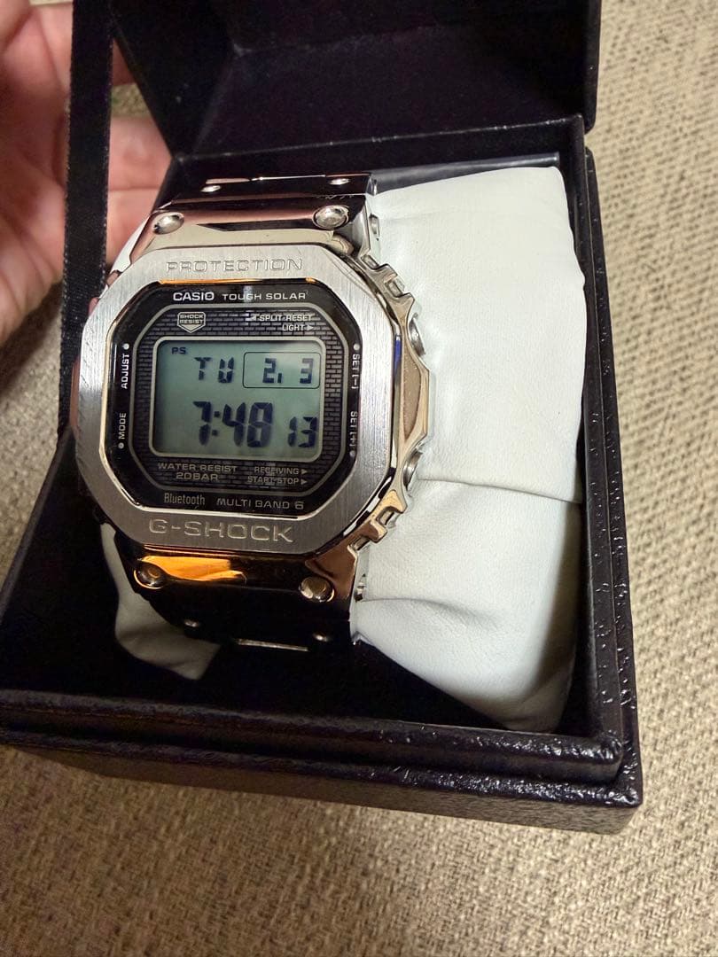 G-SHOCK GMW-B5000D-1JF シルバー　フルメタル