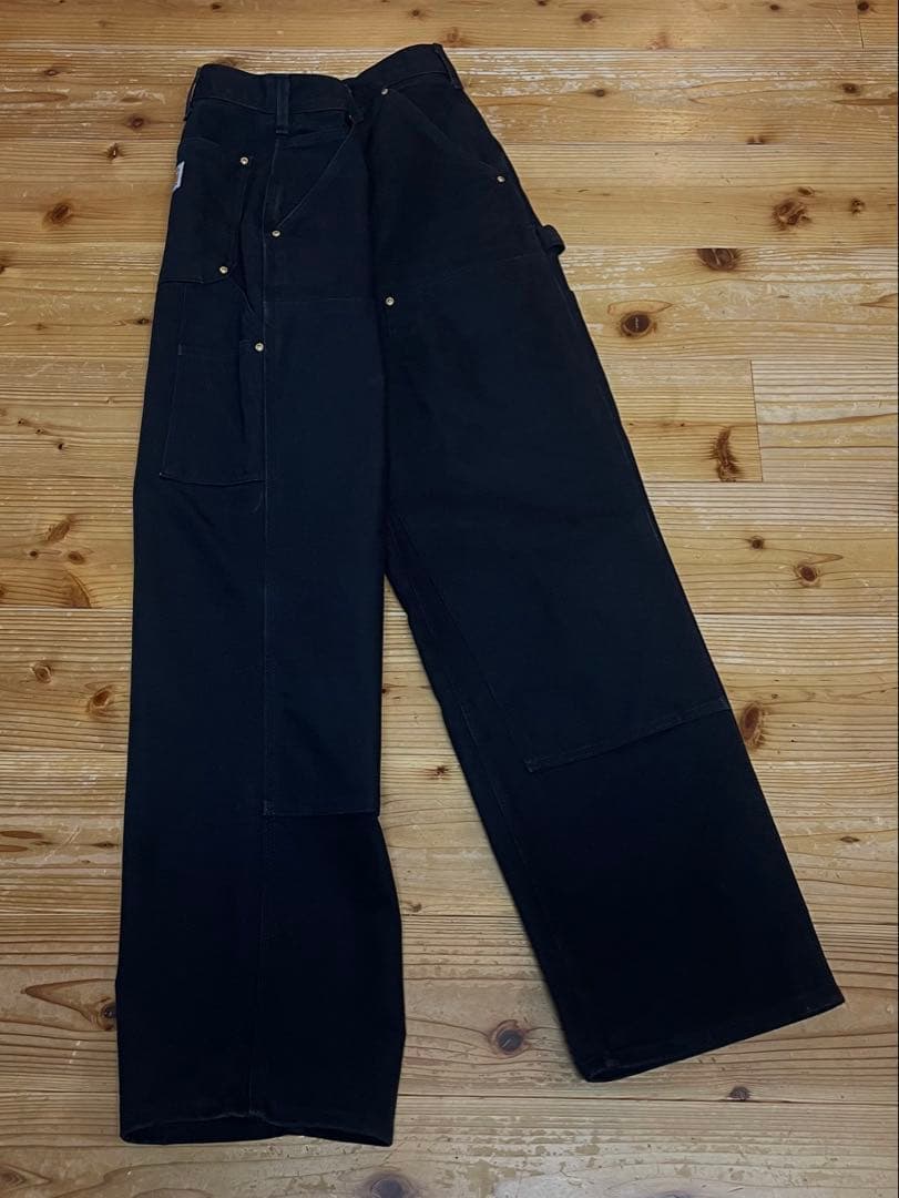 カーハート　ダブルニー　USA製 B01 ブラック　W34L30