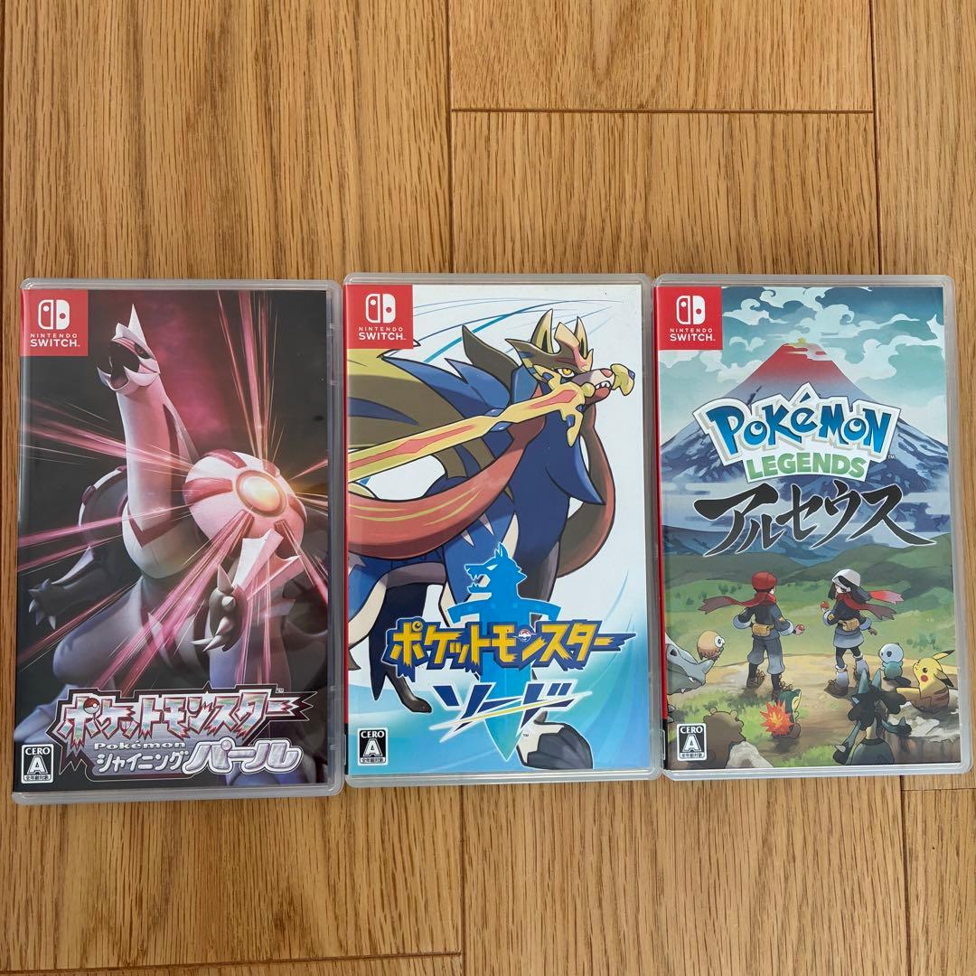 ポケットモンスター シャイニングパール・ソード・アルセウスレジェンズ セット