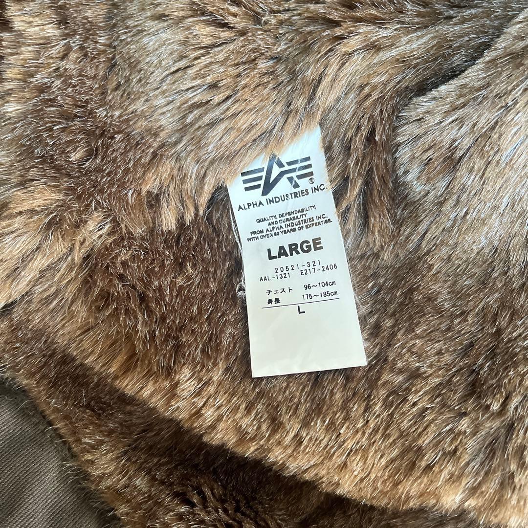 【クリーニング済み】ALPHA INDUSTRIES デッキジャケットsizeL