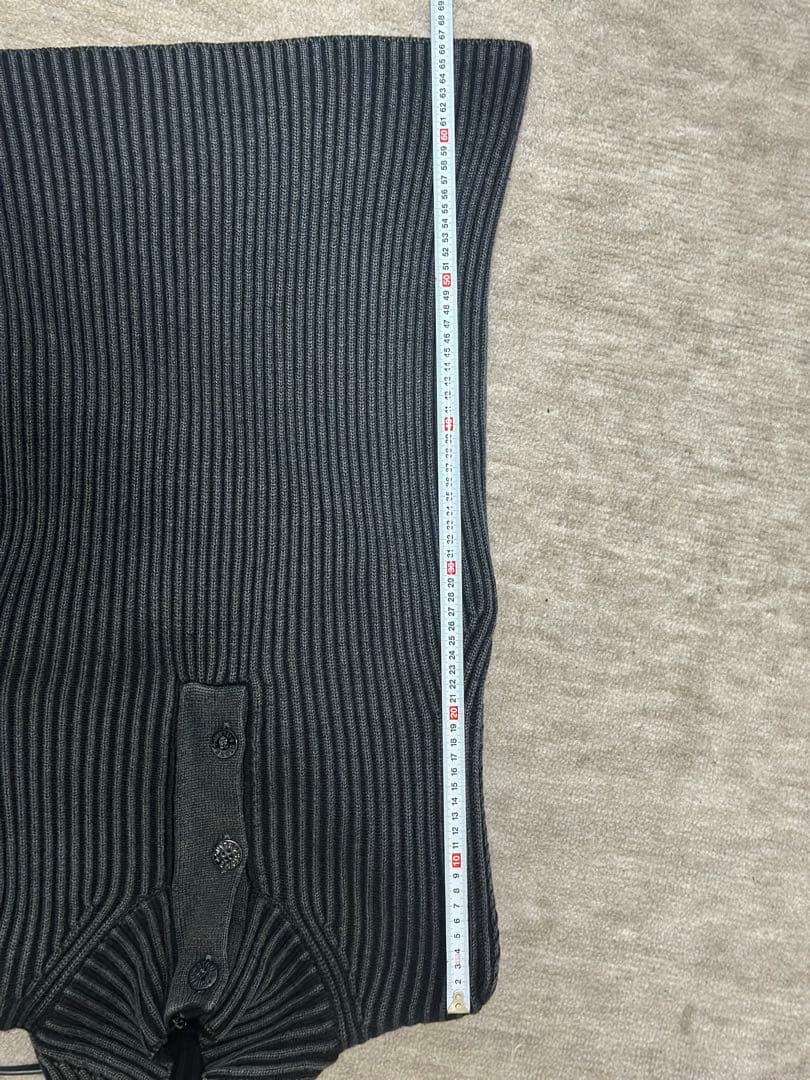 ストーンアイランドリブジップニット