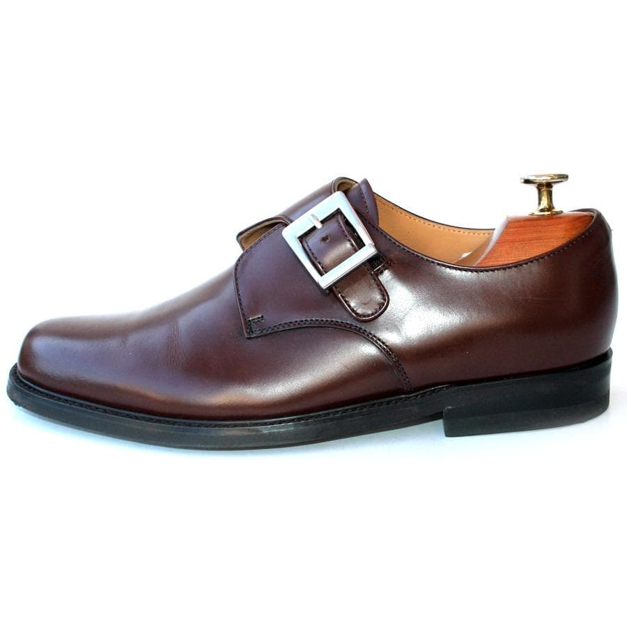 REGAL リーガル モンクストラップ ドレスシューズ ビジネス ブラウン