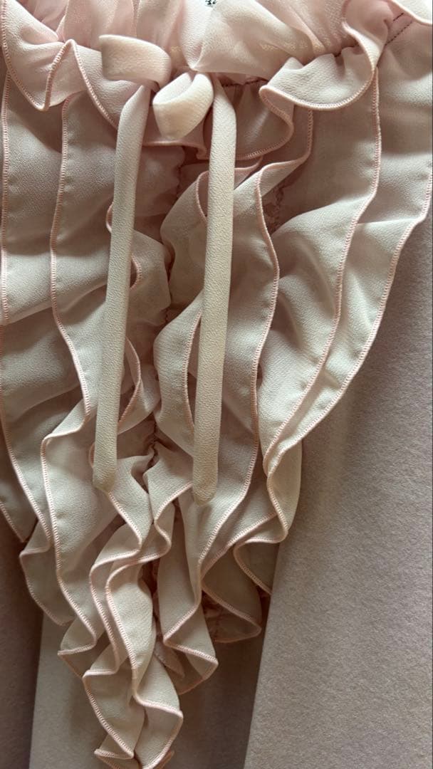 エムズグレイシー❤︎ベルベット風フリルデザインチュニック　42