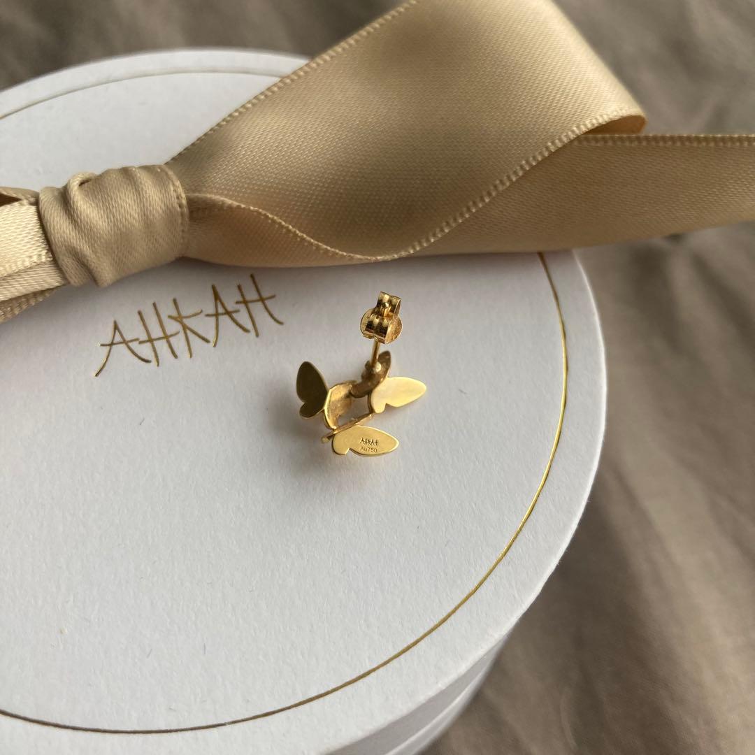 お値下げ⭐︎美品⭐︎AHKAH パピヨンブリリアン ピアス⭐︎シングル