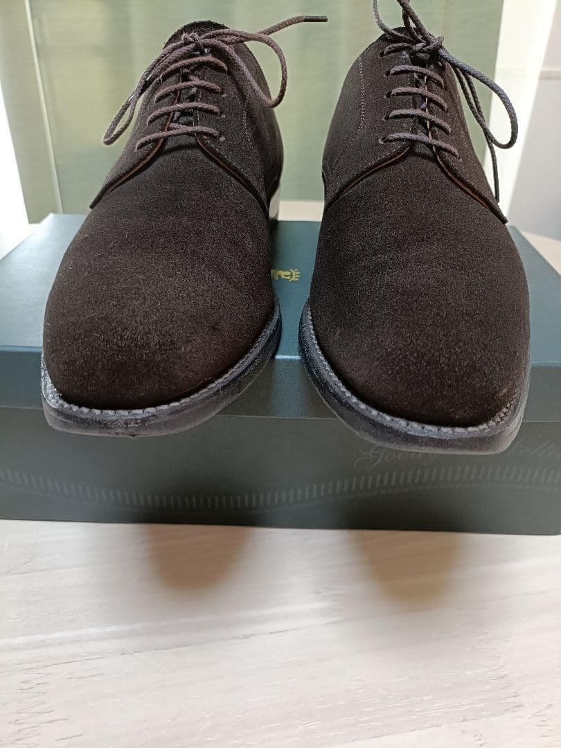 【美品】SCOTCH GRAIN 5394 ブラウンスエード 25.5 EEE