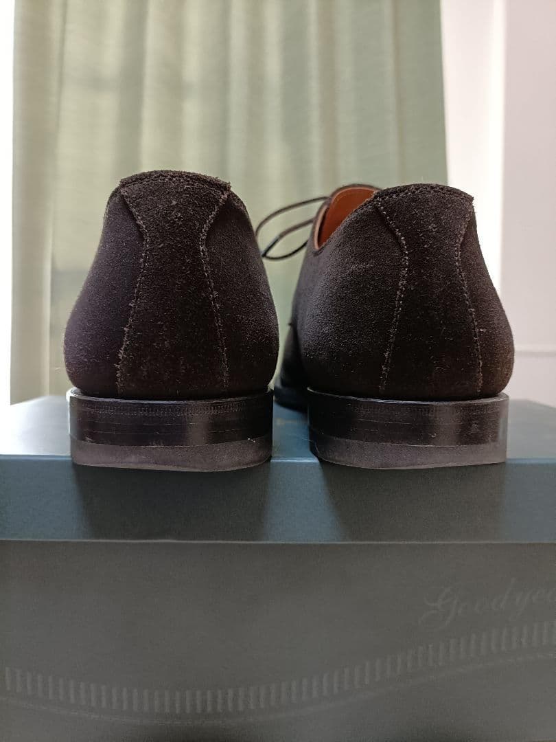 【美品】SCOTCH GRAIN 5394 ブラウンスエード 25.5 EEE