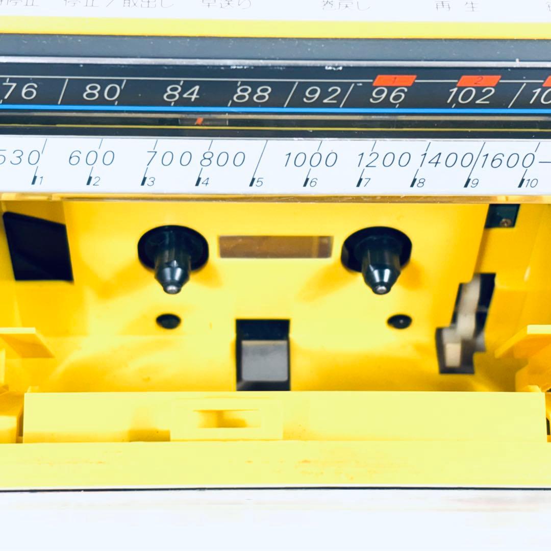 【レトロ】SHARP シャープ　FMAMステレオカセット　QT-22Y シャンク